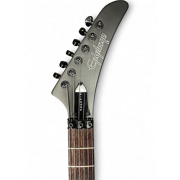 Used Epiphone Gothic 1958 Explorer Black Solid Body Electric