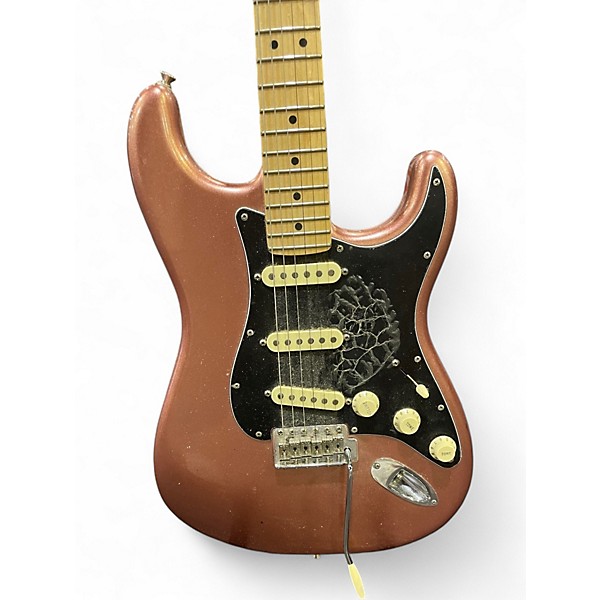 Used Fender American Performer Stratocaster SSS Champagne Solid Body Electric Guitar