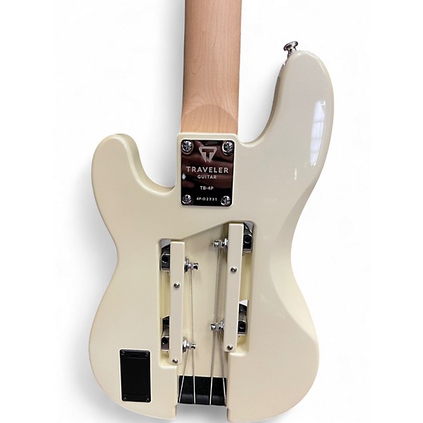 Used Traveler Guitar TB4P Alpine White Electric Bass Guitar