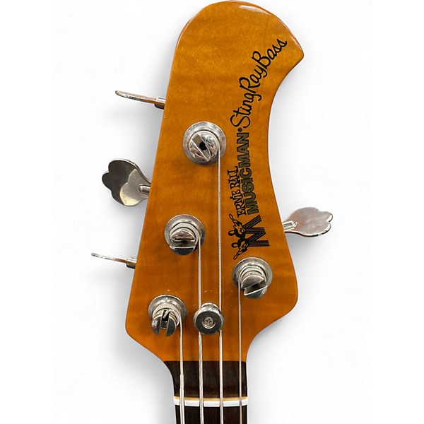 Used Ernie Ball Music Man STINGRAY CLASSIC Vintage White Electric Bass Guitar