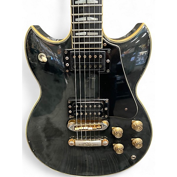 Vintage 1970s Yamaha sg2000 Black Solid Body Electric Guitar
