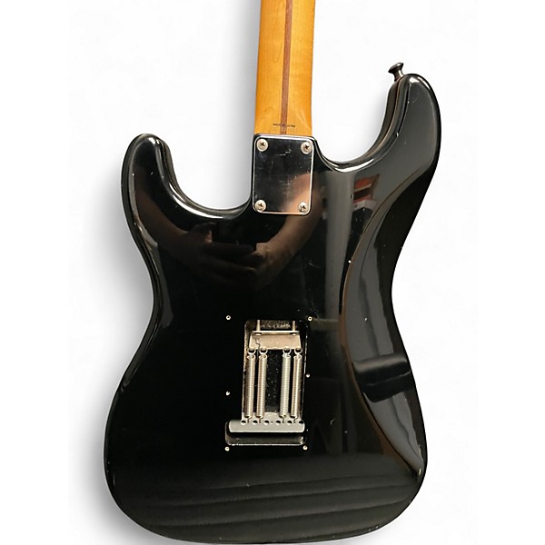 Used Fender STRATOCASTER Black Solid Body Electric Guitar