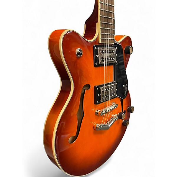 Used Gretsch Guitars G52655 Amber Hollow Body Electric Guitar