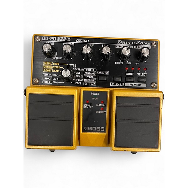 ギター BOSS OD-20 Overdrive/Distortion Used BOSS OD20 Overdrive Distortion Effect Pedal | Guitar Center