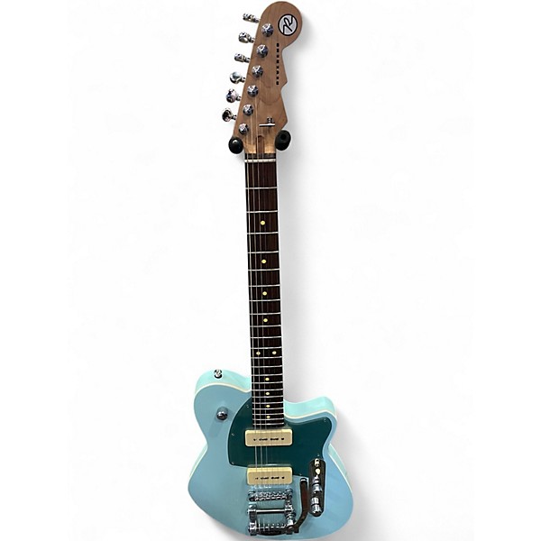 Used Reverend CHARGER 290 BIGSBY Seafoam Green Solid Body Electric Guitar