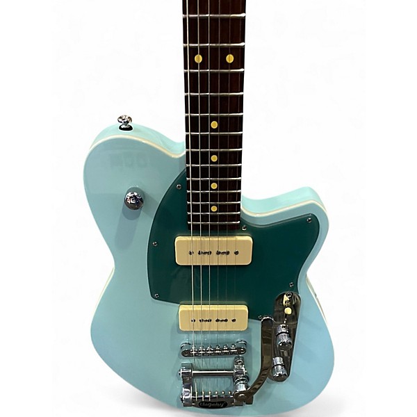 Used Reverend CHARGER 290 BIGSBY Seafoam Green Solid Body Electric Guitar