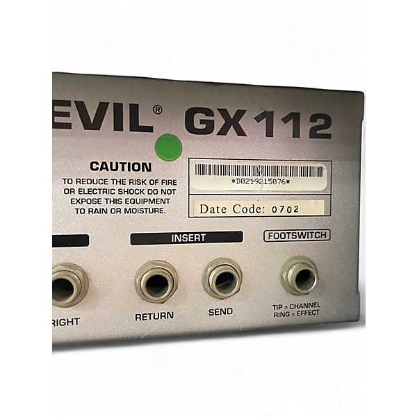 Used Behringer GX112 Guitar Combo Amp