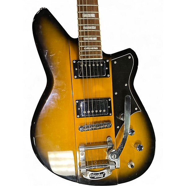 Used Reverend Warhawk 2 Tone Sunburst Solid Body Electric Guitar