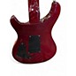 Used PRS SE Custom 24 Trans Red Solid Body Electric Guitar