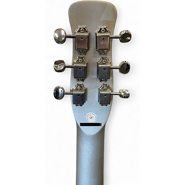 Used Silvertone 1303/U2 Silver Burst Solid Body Electric Guitar