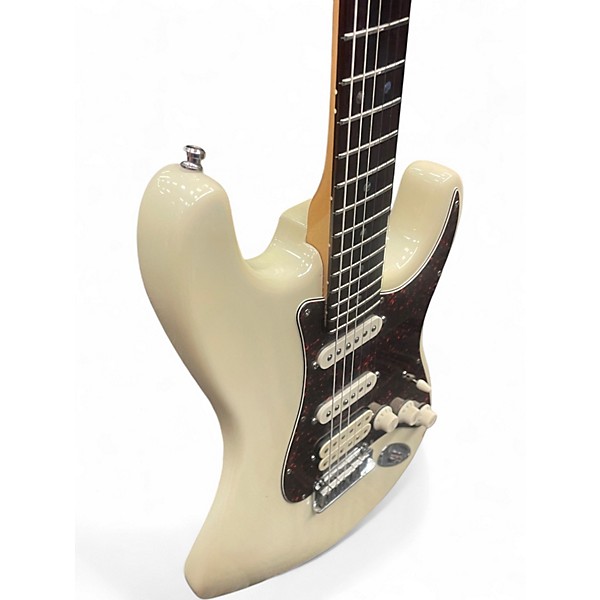 Used Fender American Deluxe Fat Stratocaster Cream Solid Body Electric Guitar