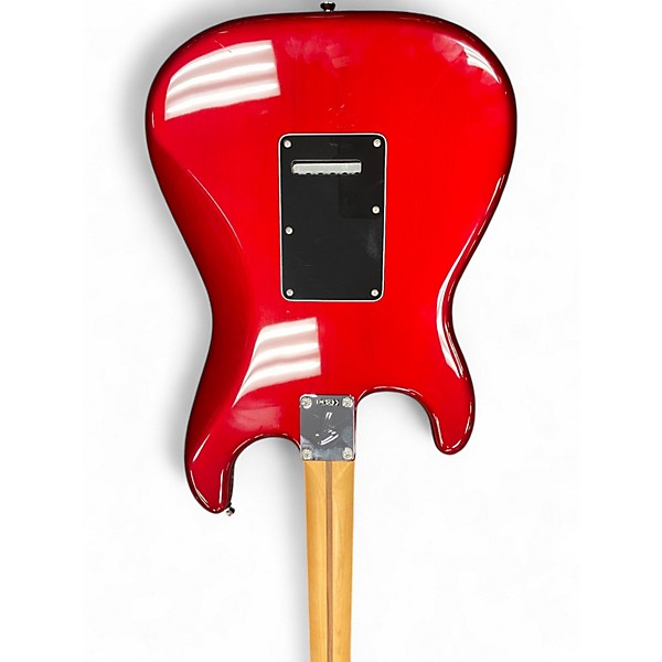 Used Fender Player Stratocaster Candy Apple Red Solid Body Electric Guitar