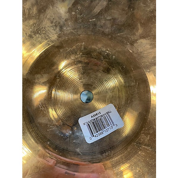 Used Zildjian 14in A Custom Hi Hat Pair Cymbal