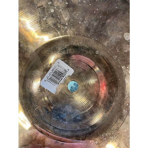 Used Zildjian 14in A Custom Hi Hat Pair Cymbal