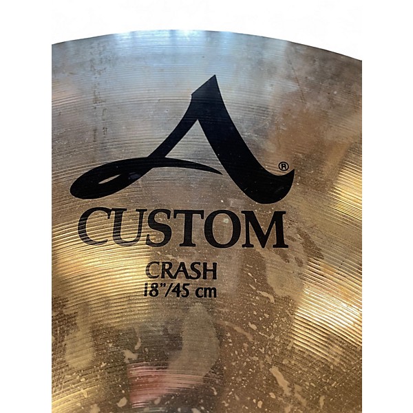 Used Zildjian 18in A Custom Crash Cymbal