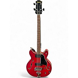Vintage 1970s Epiphone 5120 Red Electric Bass Guitar