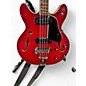 Vintage 1970s Epiphone 5120 Red Electric Bass Guitar