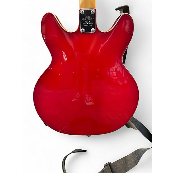 Vintage 1970s Epiphone 5120 Red Electric Bass Guitar