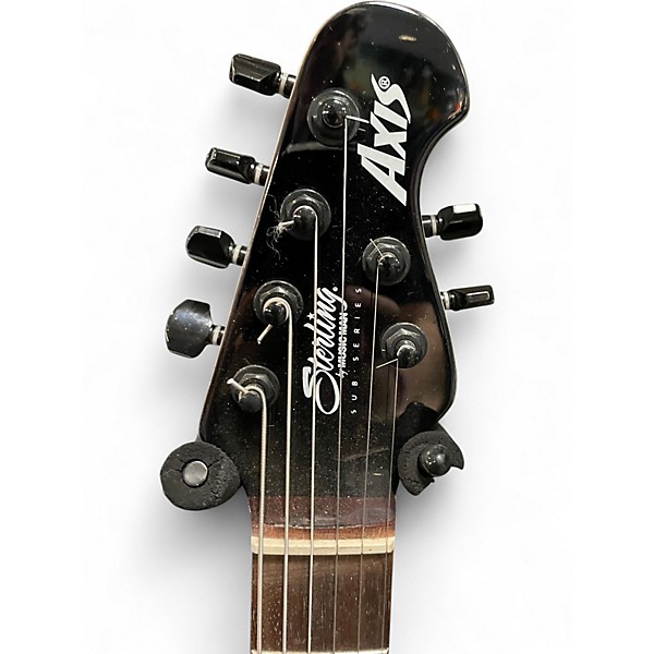Used Sterling by Music Man Sub AX3 Axis BLACK Solid Body Electric Guitar