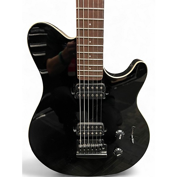 Used Sterling by Music Man Sub AX3 Axis BLACK Solid Body Electric Guitar