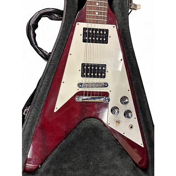 Used 2003 Gibson 1967 Reissue Flying V Cherry Solid Body Electric Guitar
