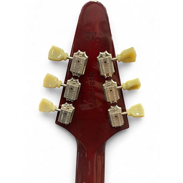 Used 2003 Gibson 1967 Reissue Flying V Cherry Solid Body Electric Guitar