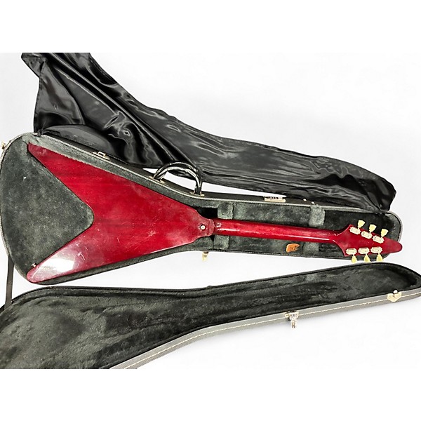 Used 2003 Gibson 1967 Reissue Flying V Cherry Solid Body Electric Guitar
