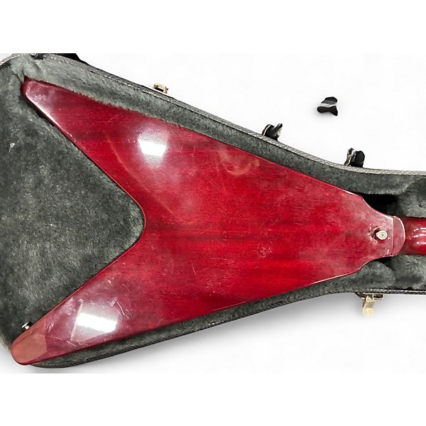 Used 2003 Gibson 1967 Reissue Flying V Cherry Solid Body Electric Guitar