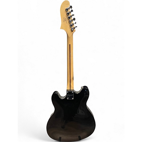 Used Squier Affinity Series Starcaster Black Hollow Body Electric Guitar