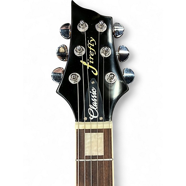 Used Harley Benton FFSP Yellow Top Flame Solid Body Electric Guitar