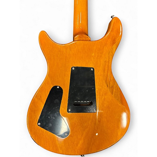 Used Harley Benton FFSP Yellow Top Flame Solid Body Electric Guitar