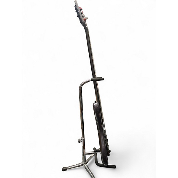 Used Gtx By Ovation GB45 Grey Metallic Electric Bass Guitar