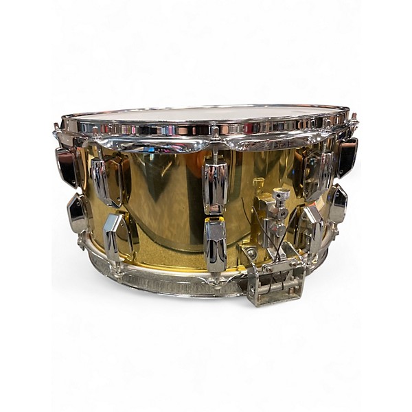 Used Pearl 6.5X14 SUPER GRIPPER BRASS Drum
