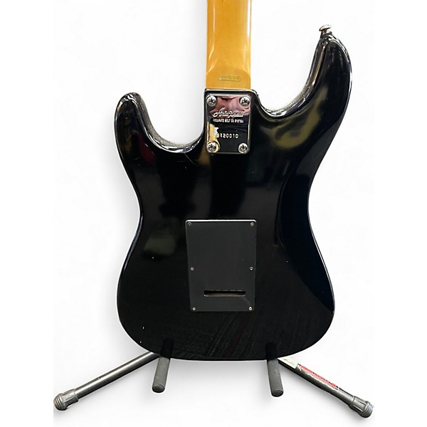 Used Aria Pro Ii STG-01 3x Black Solid Body Electric Guitar