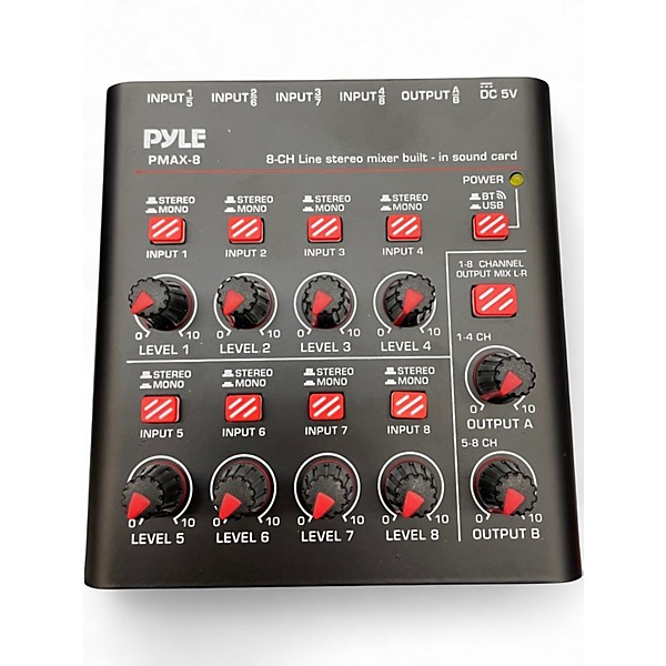 Used Pyle PMAX8 Unpowered Mixer