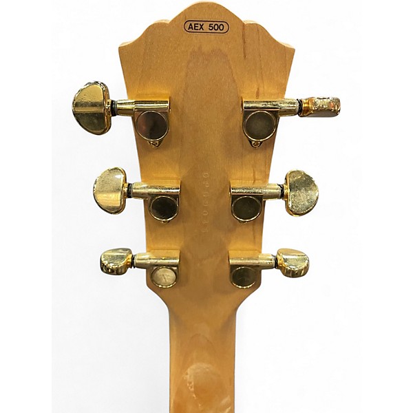 Vintage 1995 Yamaha AEX500 Sunburst Hollow Body Electric Guitar