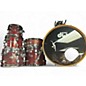Used DW 6 Piece DRUM WORKSHOP Trans Crimson Red Drum Kit thumbnail