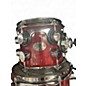 Used DW 6 Piece DRUM WORKSHOP Trans Crimson Red Drum Kit
