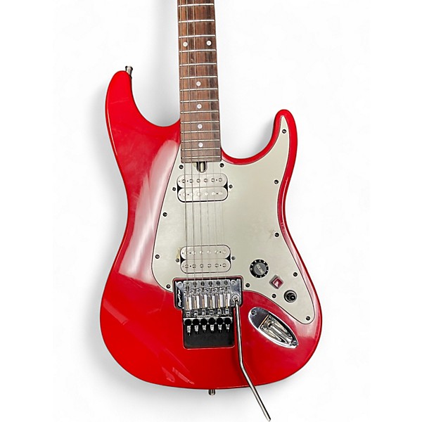 Used Floyd Rose Discovery Series Red Solid Body Electric Guitar