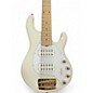 Used Ernie Ball Music Man StingRay 5 HH Ivory White Electric Bass Guitar