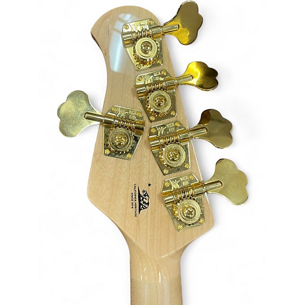 Used Ernie Ball Music Man StingRay 5 HH Ivory White Electric Bass Guitar