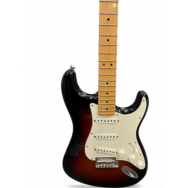 Used Fender American Standard Stratocaster 3 Color Sunburst Solid Body Electric Guitar