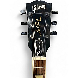 Used 2022 Gibson Les Paul Classic Black Solid Body Electric Guitar