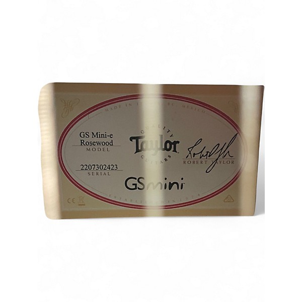 Used Taylor GS Mini-e Rosewood Natural Acoustic Electric Guitar