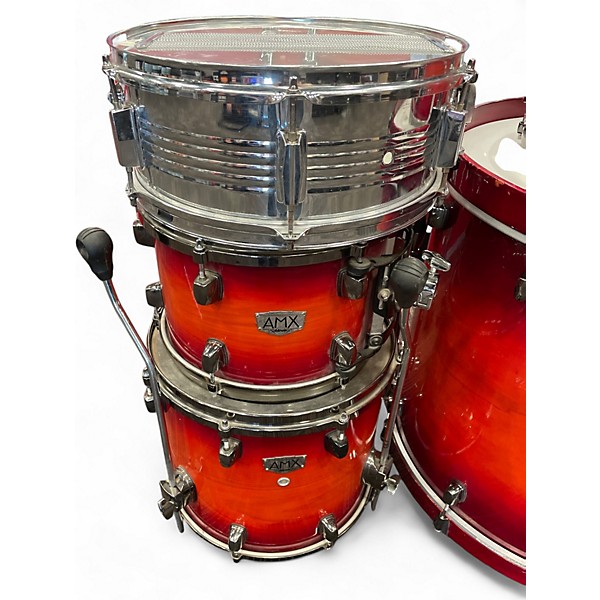 Used ddrum 5 Piece AMX DOMINION Orange Drum Kit