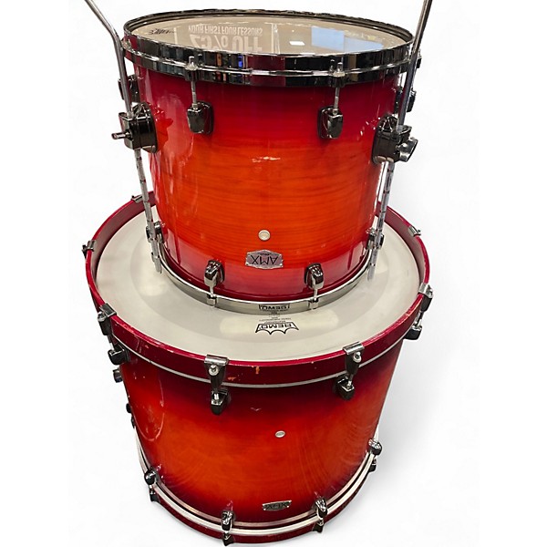 Used ddrum 5 Piece AMX DOMINION Orange Drum Kit