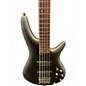 Used Ibanez SR305 5 String Metallic Gray Electric Bass Guitar
