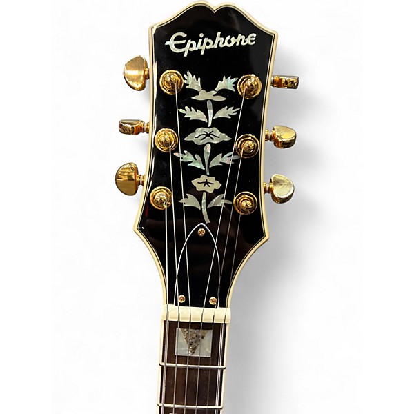 Used Epiphone Sheraton Blonde Hollow Body Electric Guitar