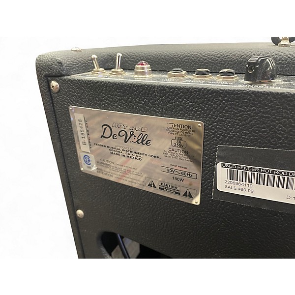 Used Fender Hot Rod Deville 60W 4x10 Tube Guitar Combo Amp