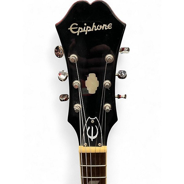 Used Epiphone Riviera E360TD Cherry Hollow Body Electric Guitar